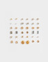 Aros Sets Mix plaiting Set De Aros Mixplating - Dorado