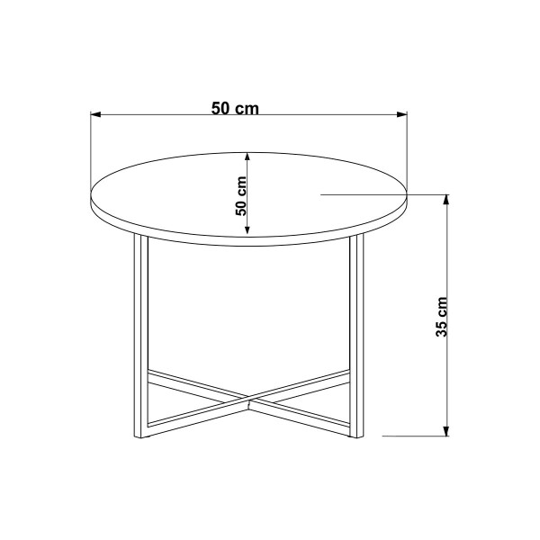 Mesa De Centro Circa Alta Unsi Hierro Madera MESA DE CENTRO CIRCA ALTA