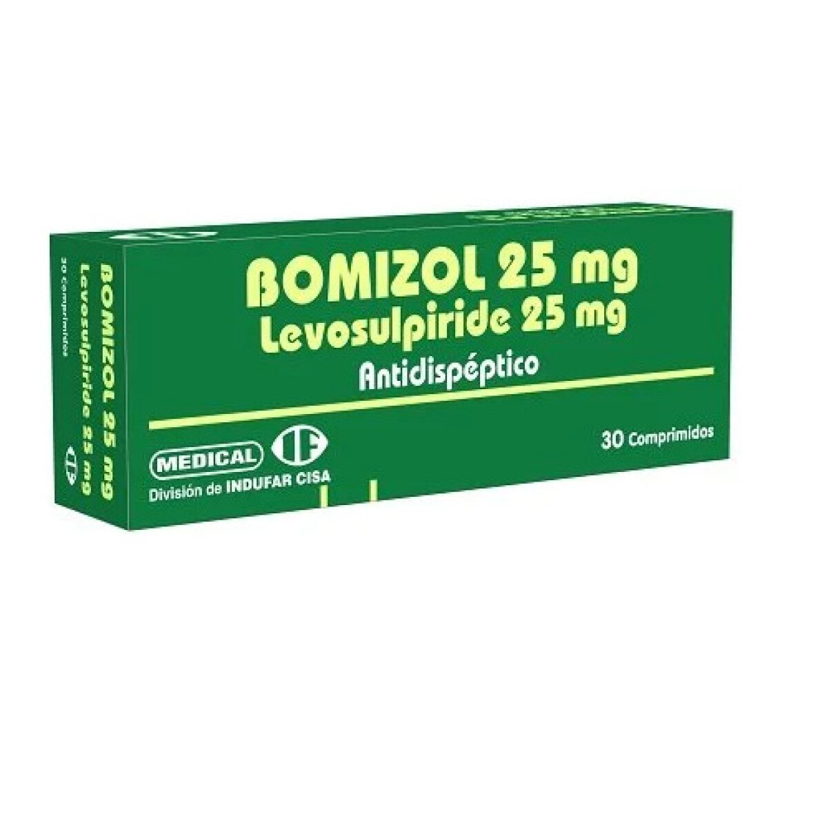 BOMIZOL 25 MG. CJ X 30 COMPRIMIDOS 