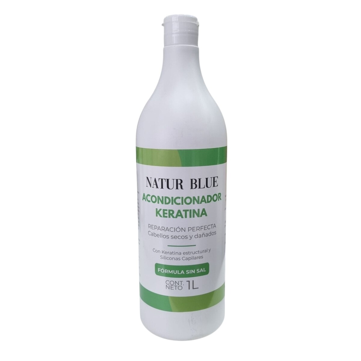 Shampoo Keratina sin sal NATUR BLUE - 1 L 
