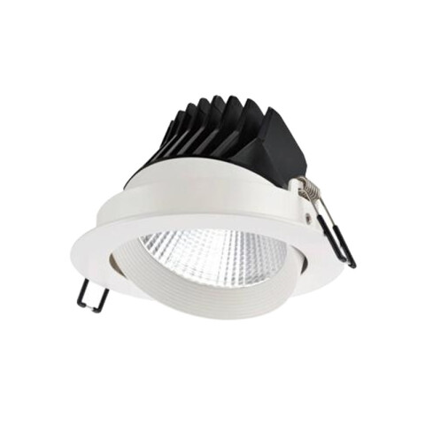 Embutido LED integrado móvil bco 12W 3000K Ø108mm NV0444