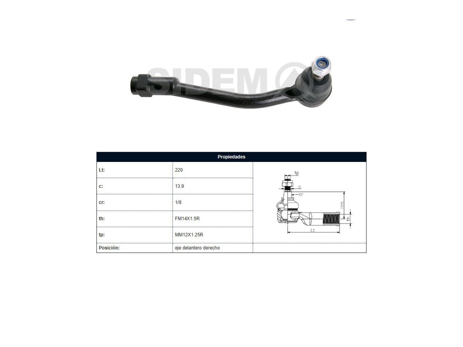 Puntero Hyundai H1 Carroceria Tq Starex 05-25 Der 