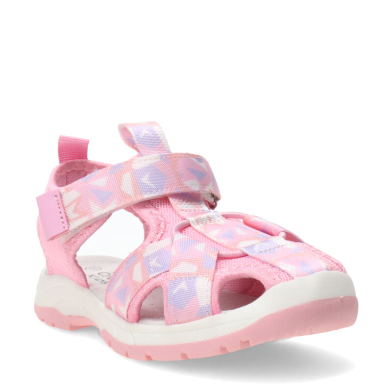 Sandalias de Niño Croco Kids CANU con tiras estampadas Rosado