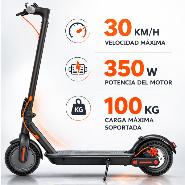 Monopatín Eléctrico Plegable Rp530 8.5" MONOPATIN LEDSTAR RP530 8.5 NEGRO