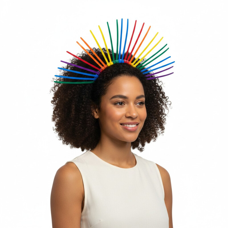 Vincha Multicolor Pride con Luz Vincha Multicolor Pride con Luz