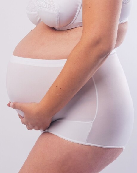 Bombacha Maternal Paty Blanco