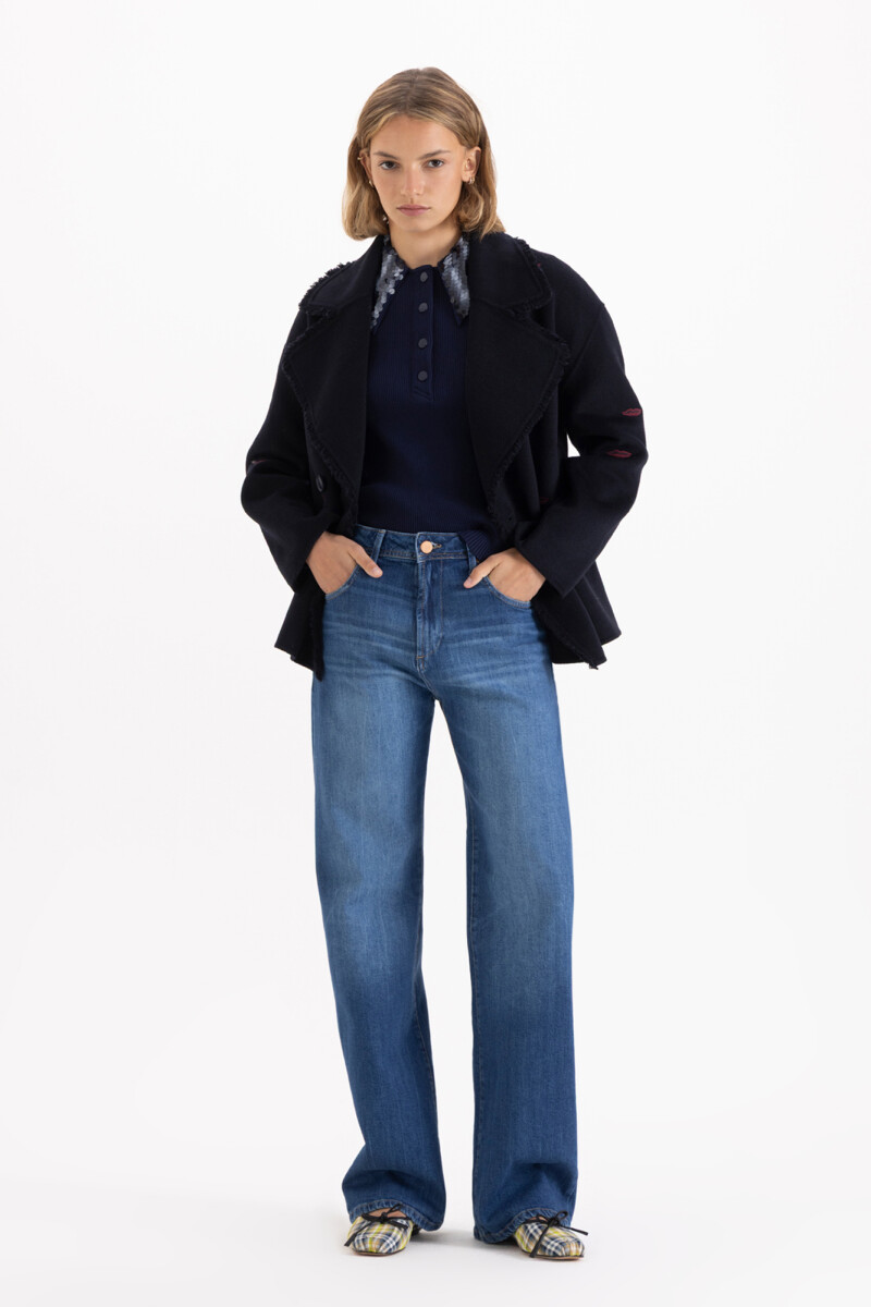 JEANS JARVIS MID BLUE Azul