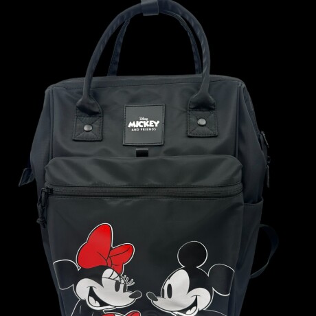 Mochila Disney DIS7355 Minnie Y Mickey Universo Binario NEGRO