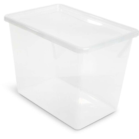 Caja BASIC BOX 80L con tapa Transparente