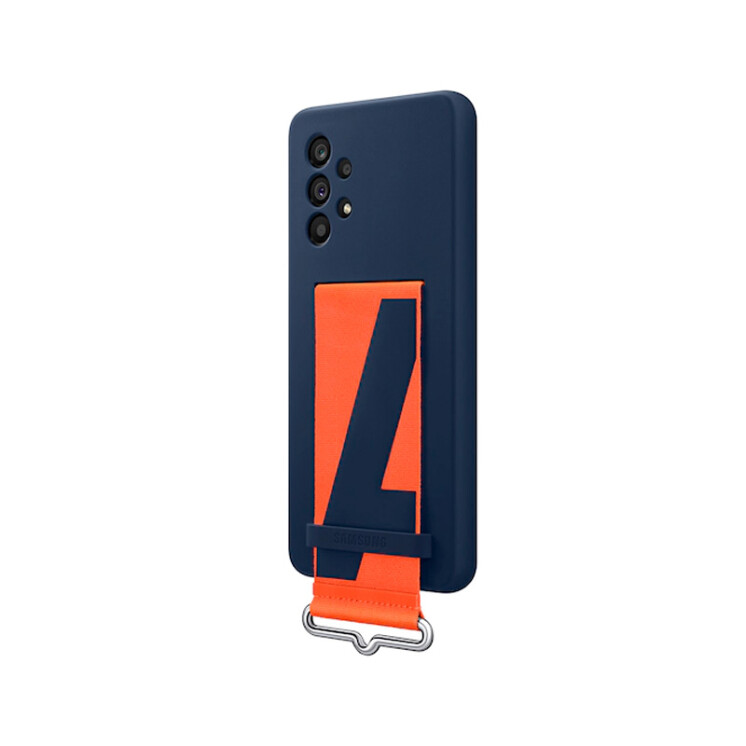 Silicone Cover con correa para Galaxy A53 Silicone Cover con correa para Galaxy A53