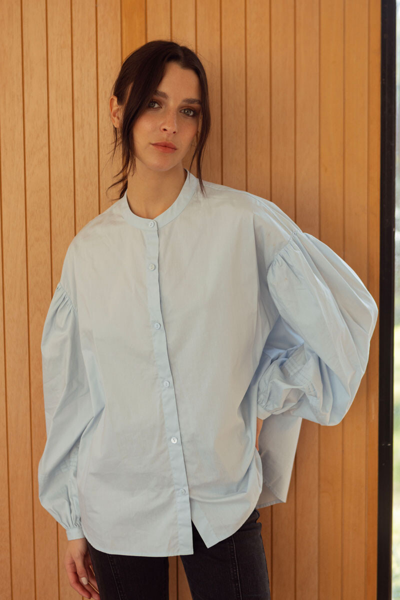 Camisa Astrid - Celeste 