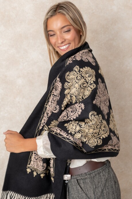 PASHMINA SIBILA Negro