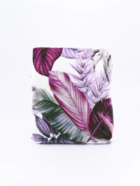 MANTA FLANNEL PRINT PURPURA