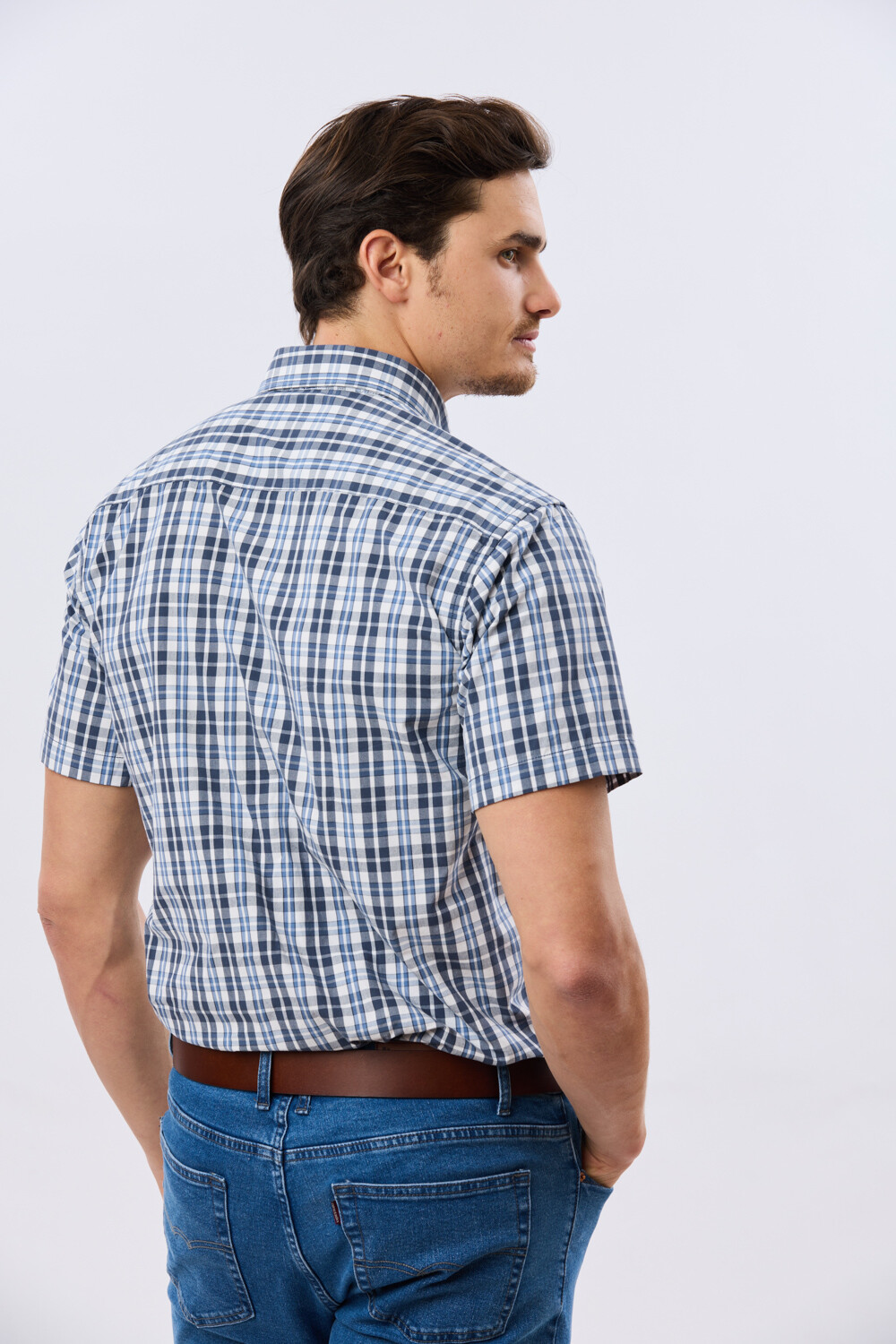CAMISA CUADROS Azul