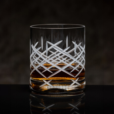 SET 6 VASOS WHISKY CRISTAL TRANSPARENTE NEW YORK 320ML