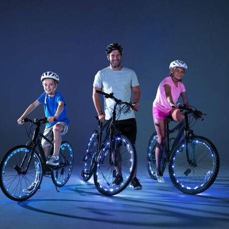 Tira Cinta De Luces LED Neón Para Ruedas De Bicicleta Azul