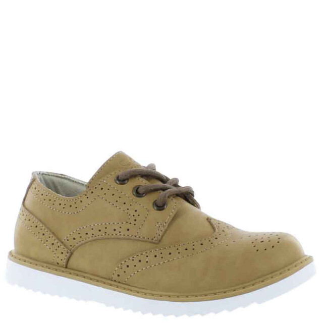 Zapato de Niño Croco Kids Acordonado Beige