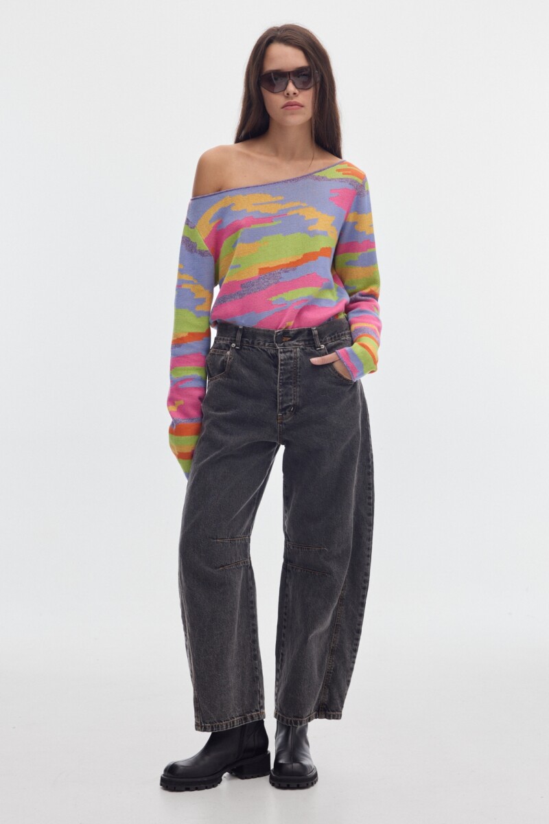 Jean Barrel Soft - Stone 