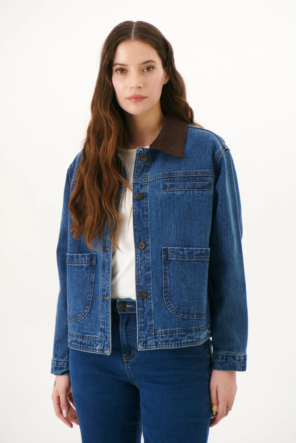 CHAQUETA JEAN CUELLO