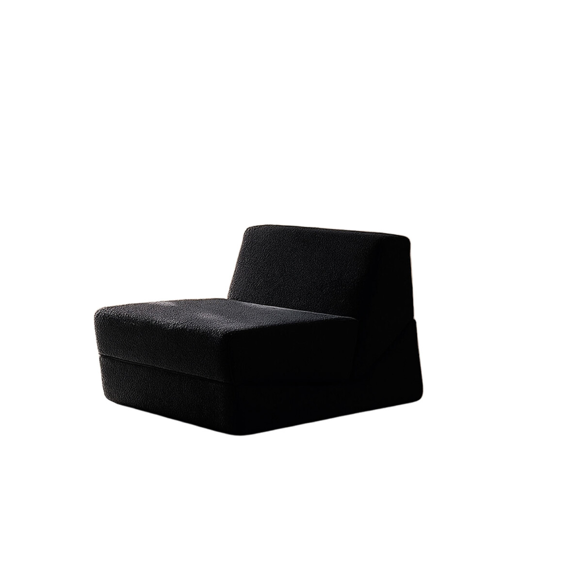 Sillón Sofá Plegable Lumax Modelo Lahti en caja Compactado - Negro 