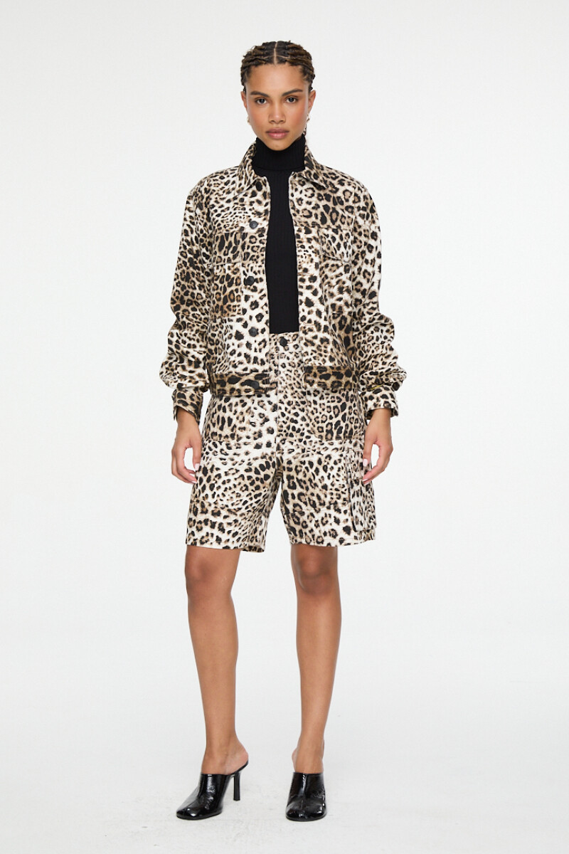 CHAQUETA DENIM ANIMAL PRINT Animal Print