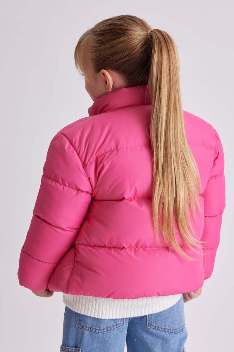 Campera Abrigo Fucsia