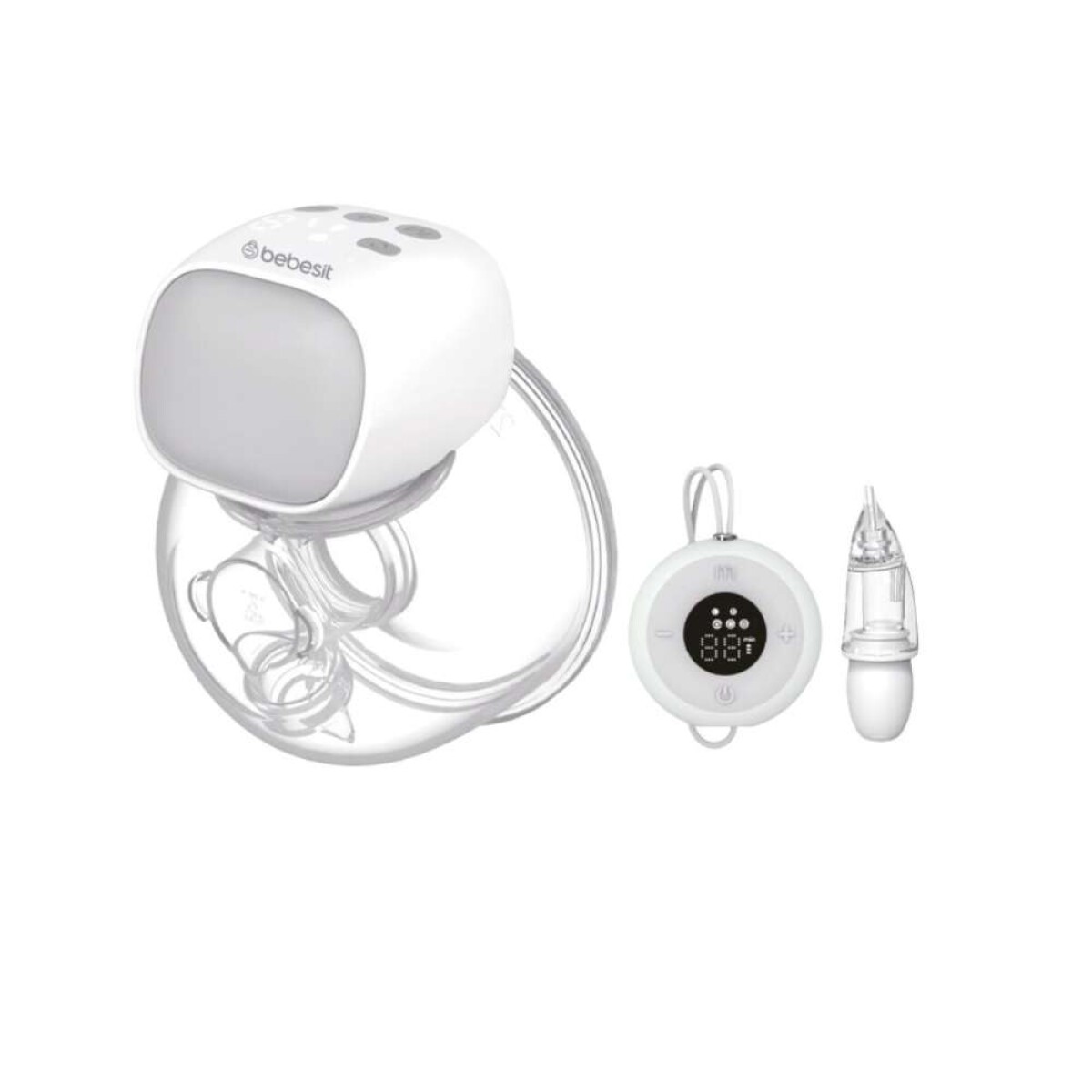 Extractor De Leche + Control Remoto Y Aspirador Nasal - Portatil 