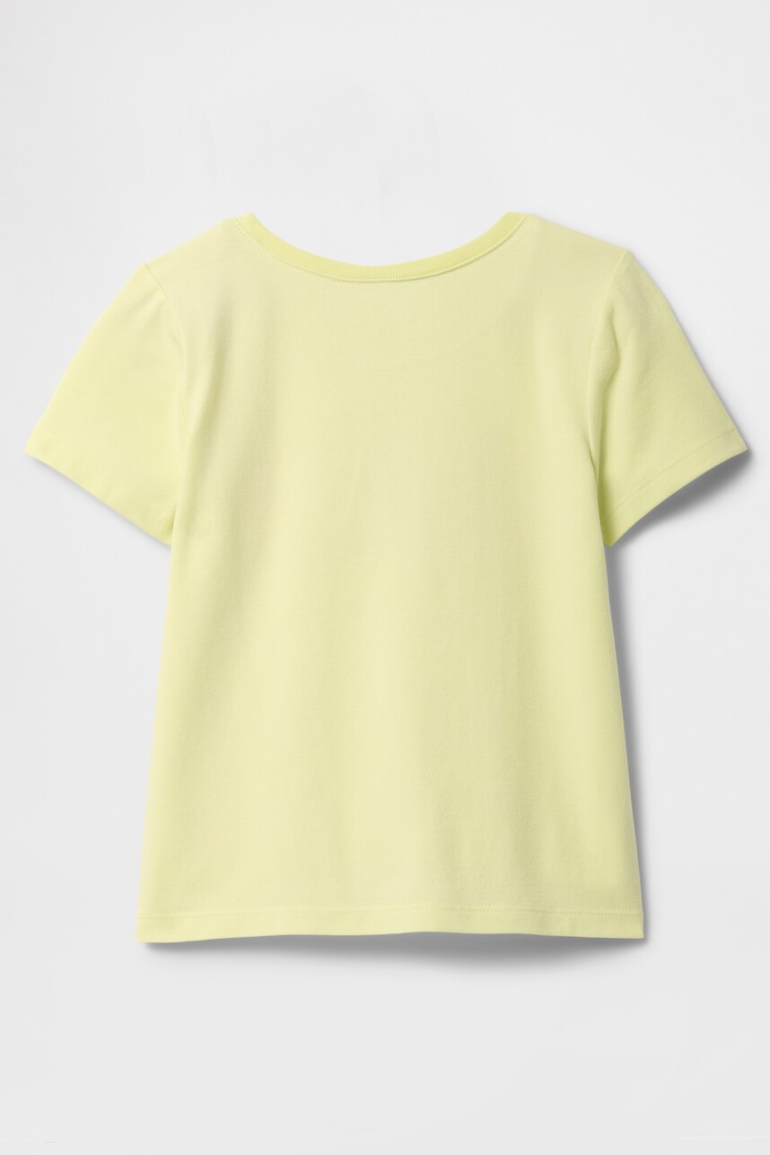 Remera Logo Gap Toddler Niña Citron