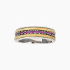 Anillo en plata y Oro con circonias Anillo En Plata Y Oro Con Circonias
