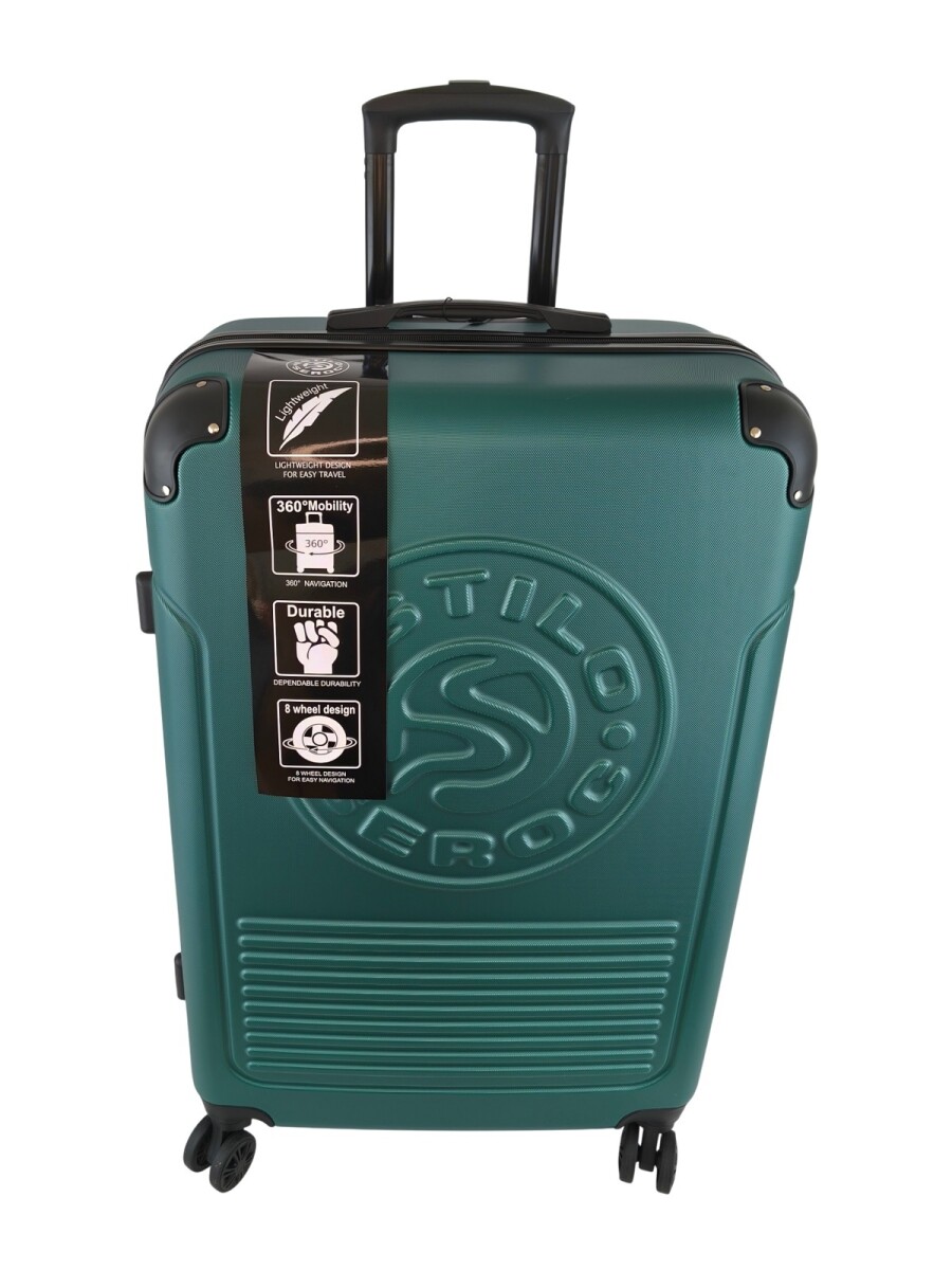Valija grande ABS - Verde M 