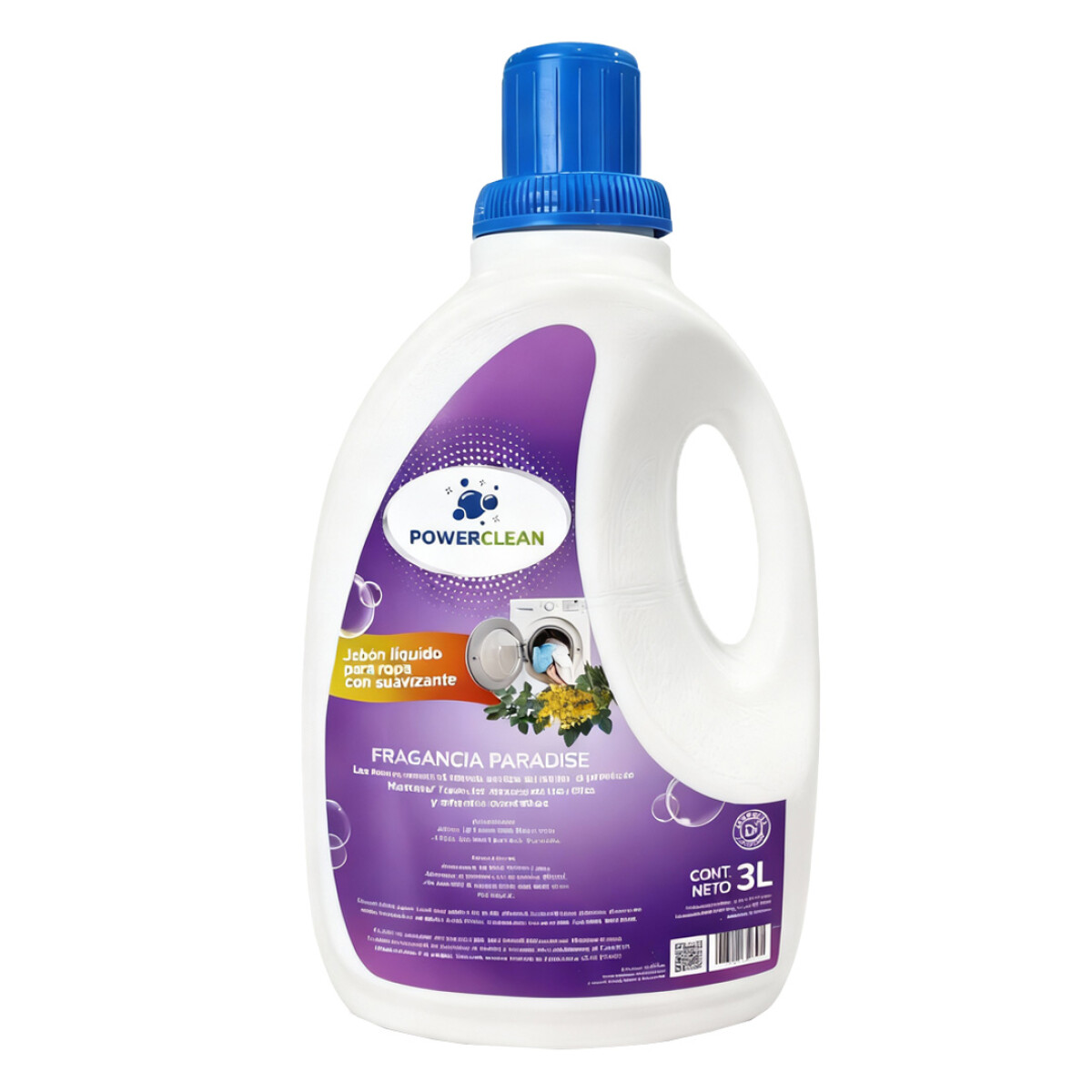 Jabón para máquina Power Clean 3L Paradise 