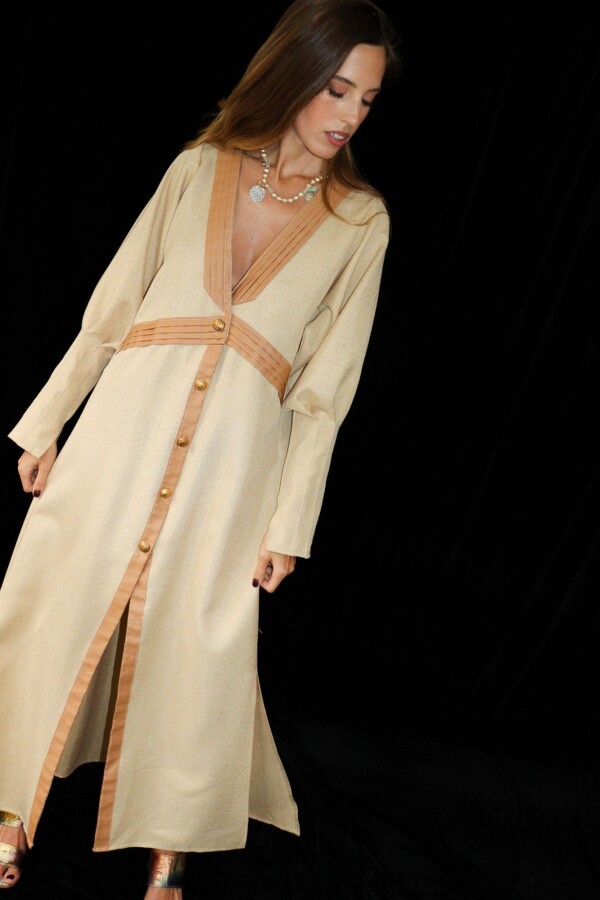 Coat Dress Beige
