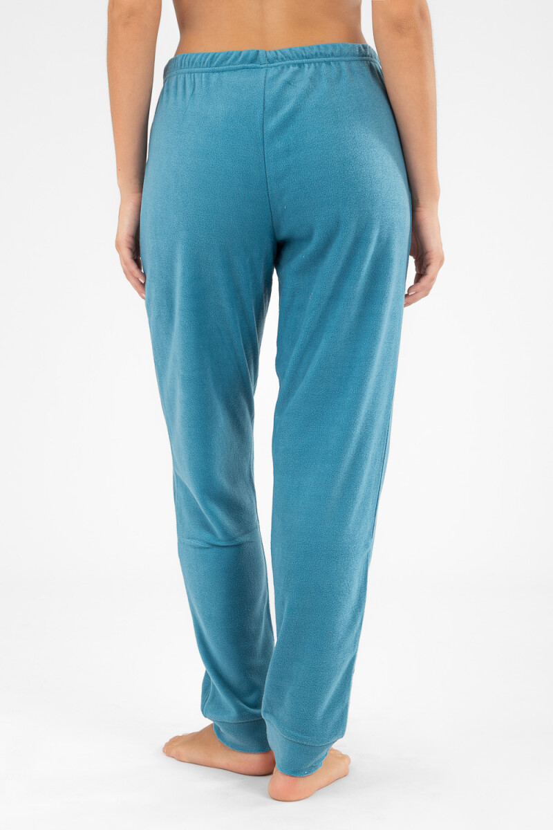 Pantalon polar mujer Petrol