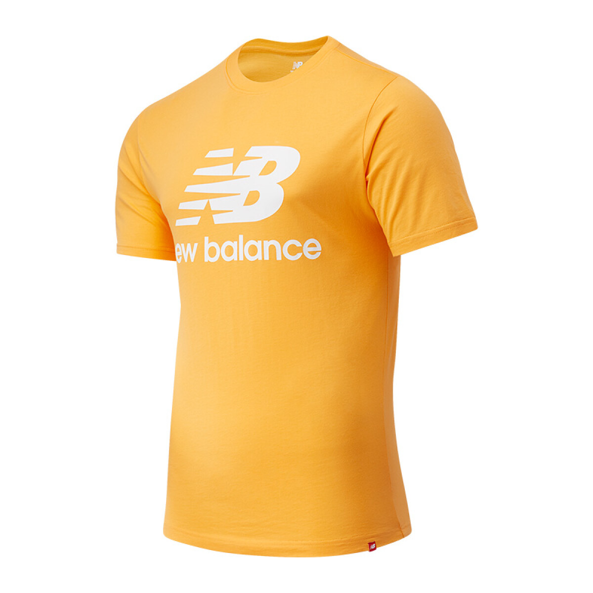 Remera New Balance de Hombre - STACKED LOGO - MT01575HAB - YELLOW 