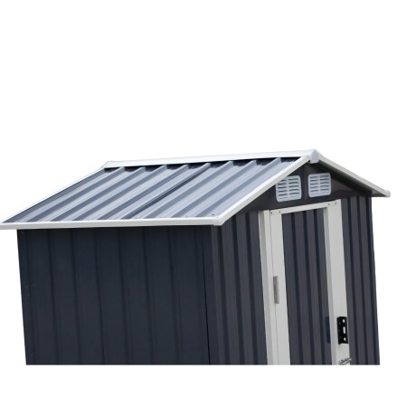 Caseta Galpon Jardin Lumax Avon Gris Oscuro 192x161x99 Caseta Galpon Jardin Lumax Avon Gris Oscuro 192x161x99