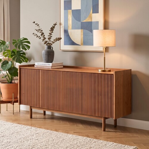 Aparador Buffet Dune Ripiado 1.8 - Linea Manhattan Nature