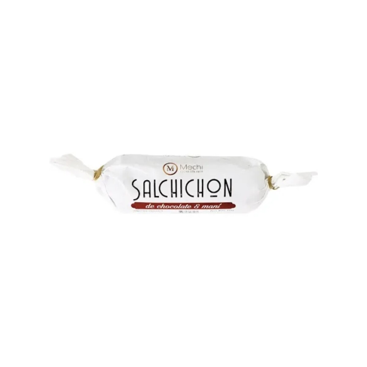 Salchichón de chocolate y maní Mechi - 350 gr 