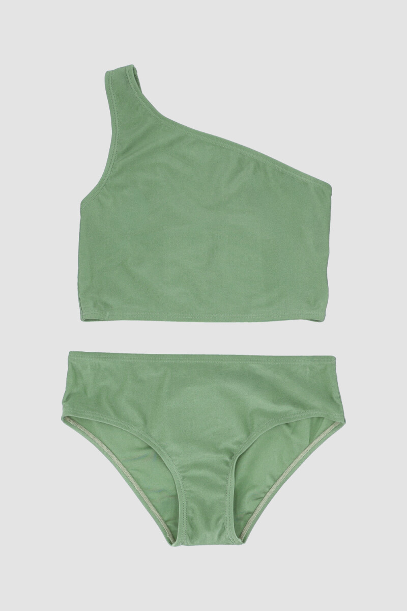 BIKINI VINTAGE 8-18A - VERDE OSCURO 