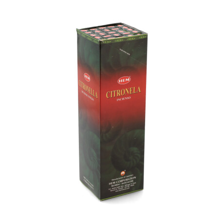 INCIENSO HEM CAJA CARBÓN X25 Citronella