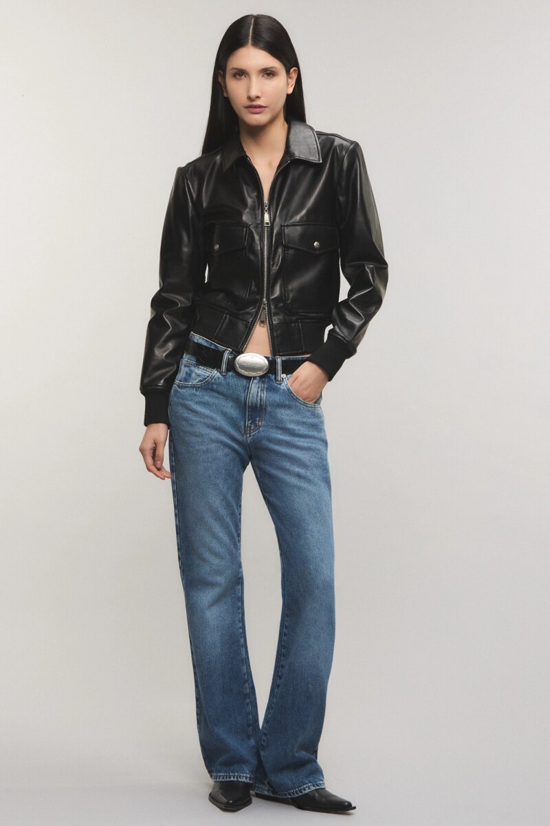 JEANS BOOTCUT MOSS BLUE Azul