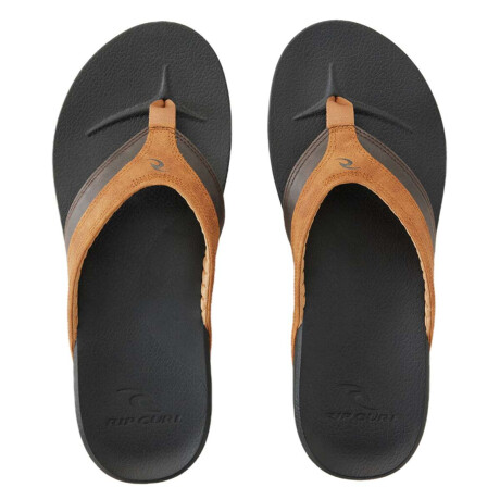 Ojotas Rip Curl Soft Top Open Toe Negro y Marrón