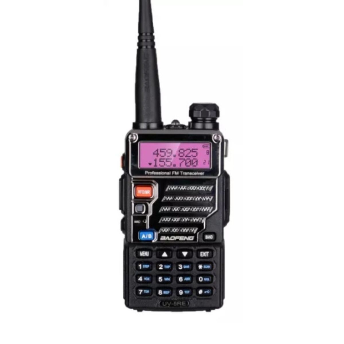 Handy Radio Transmisor Baofeng Bf-uv-5re Dual Band Uhf Vhf Bandas De Frecuencia 400-480 Mhz Color Negro 
