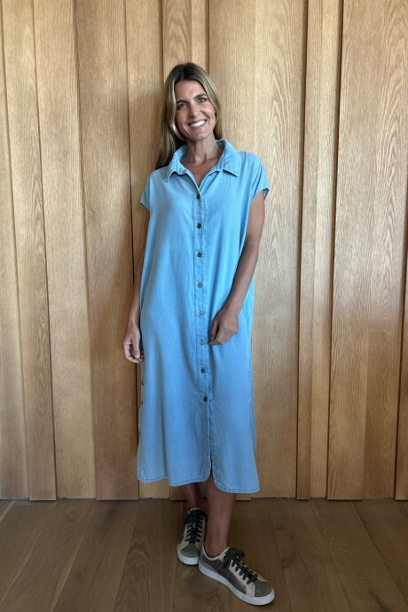 Túnica Oasis Denim Celeste