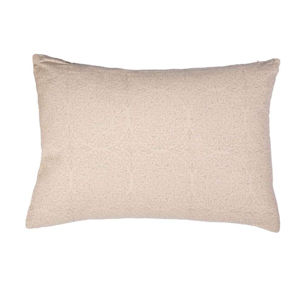 ALMOHADÓN GUADALEST 40*60 ALGODON BEIGE/GRIS