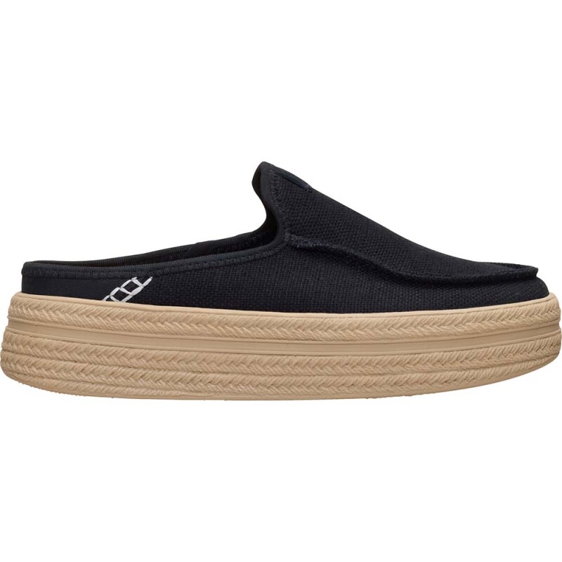 Austin Lift Espadrille Woven Black