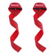 Set X2 Straps Correas Levantamiento Pesas Gym Negro Rojo