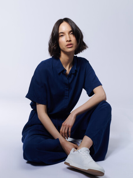 Pantalón Lyocel Azul