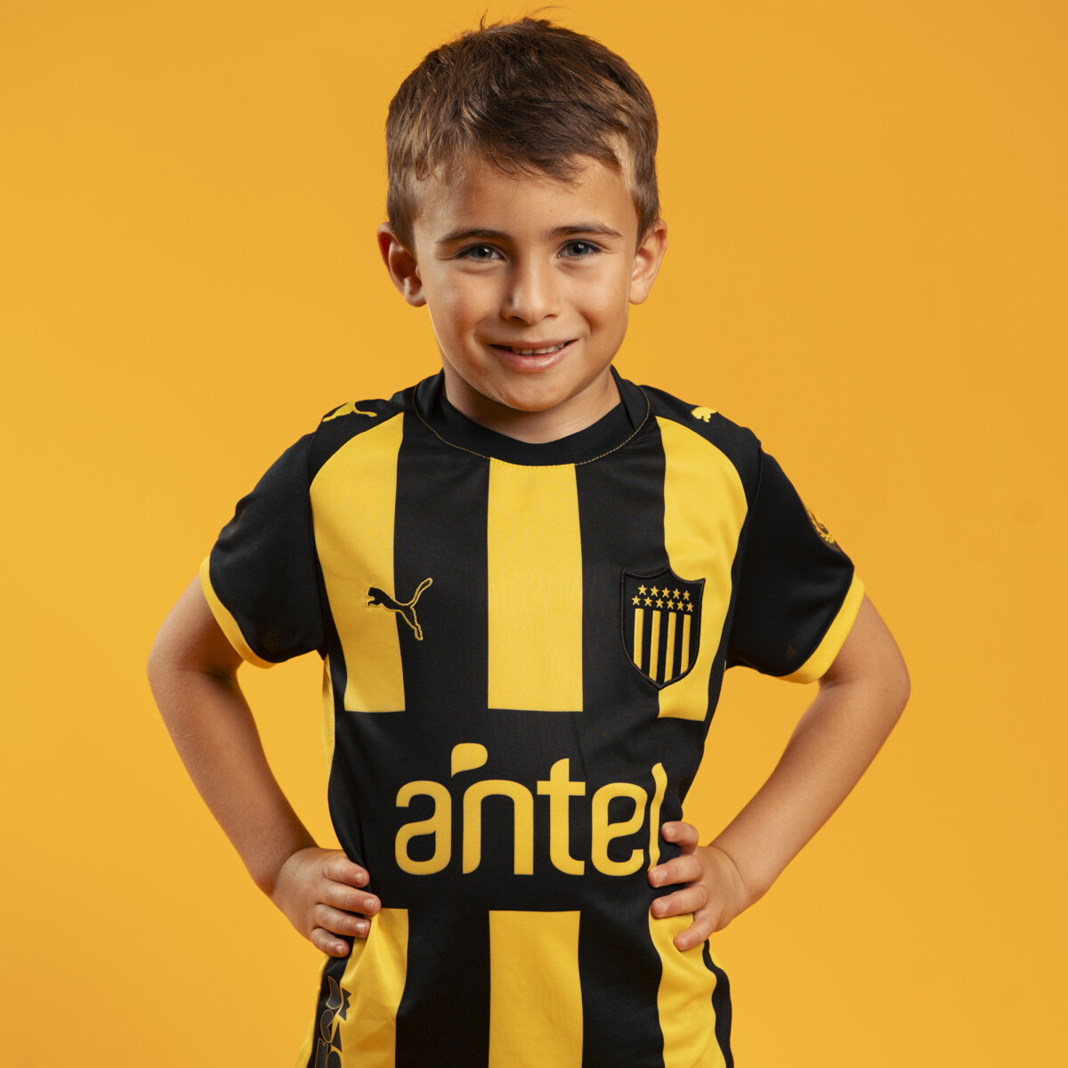 Peñarol Home Mini Jersey 26-78755905 - Amarillo/Negro 
