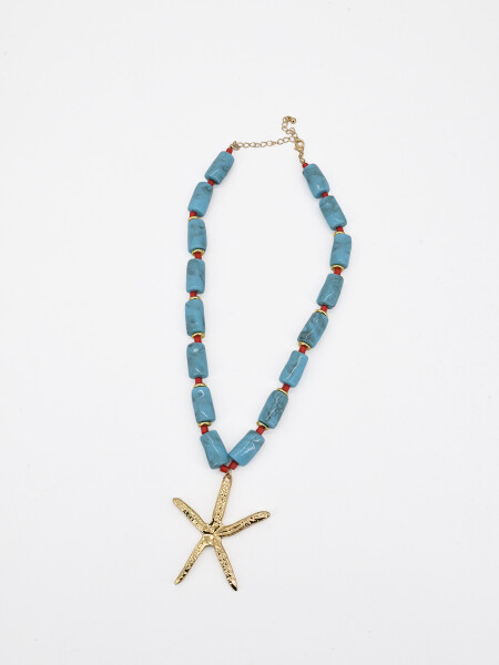 COLLAR GALATEA CELESTE