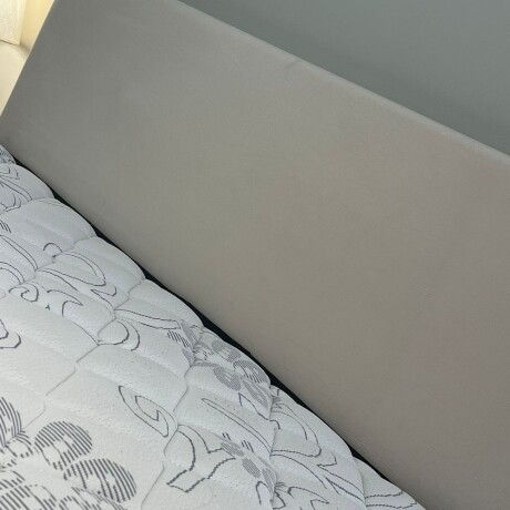 Respaldo De Sommier 2 Plazas Marshmallow Beige